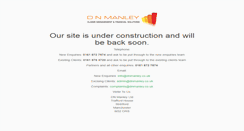 Desktop Screenshot of dnmanley.co.uk
